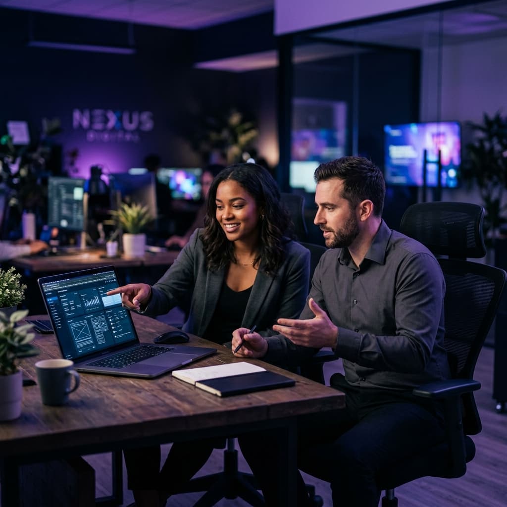 TheTechZio team working on digital solutions